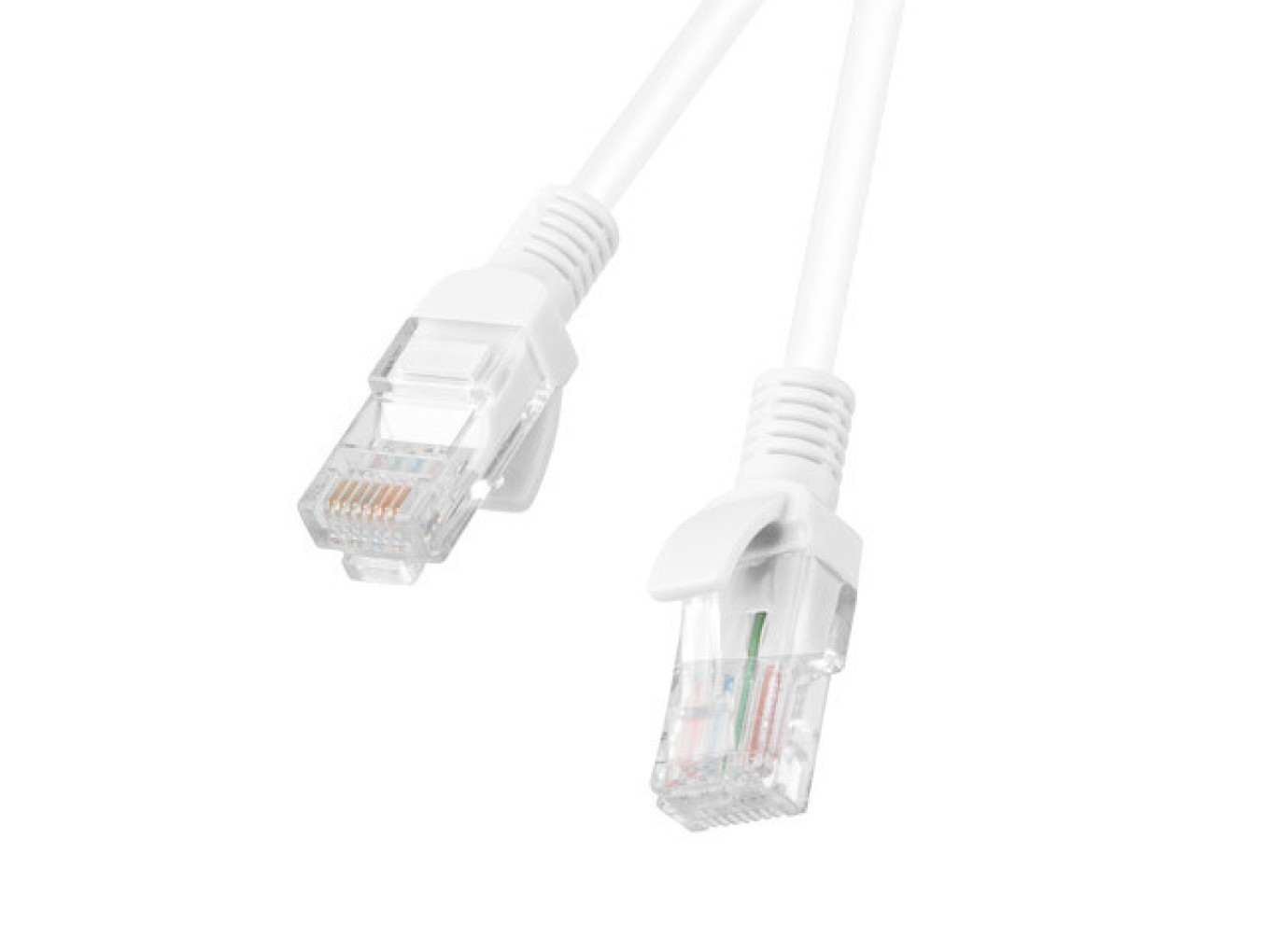 PATCHCORD CAT.6 UTP 0.5M WHITE FLUKE PASSED PCU6-10CC-0050-W