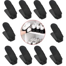 10er Schuh Organizer Doppelschicht Schuhregal Schuhhalter Haushalt Schuhstapler