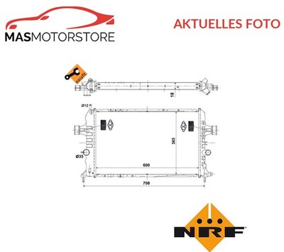 KÜHLER WASSERKÜHLER MOTORKÜHLER NRF 53442 P NEU OE QUALITÄT