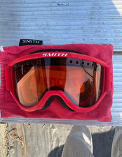 Supreme x Smith Ski Snowboard Goggles Red FW15 Limited Edition - New 2026