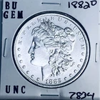 1882 O BU GEM MORGAN SILVER DOLLAR UNC MS+++ U.S. MINT RARE COIN 7834