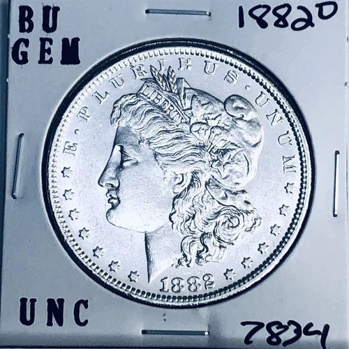 1882 O BU GEM MORGAN SILVER DOLLAR UNC MS+++ U.S. MINT RARE COIN 7834