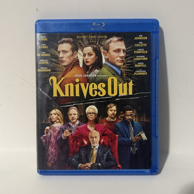 Lionsgate Knives Out Blu-ray 2-Disc 2019 PG-13 Untested 