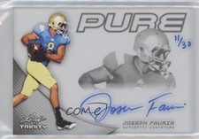 2013 Leaf Trinity Pure 11/30 Joseph Fauria #P-JF1 Auto 0s3