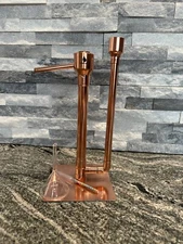 CoProof Handmade Moonshine Copper Proofing Parro, Glass Funnel and Hydrometer A7