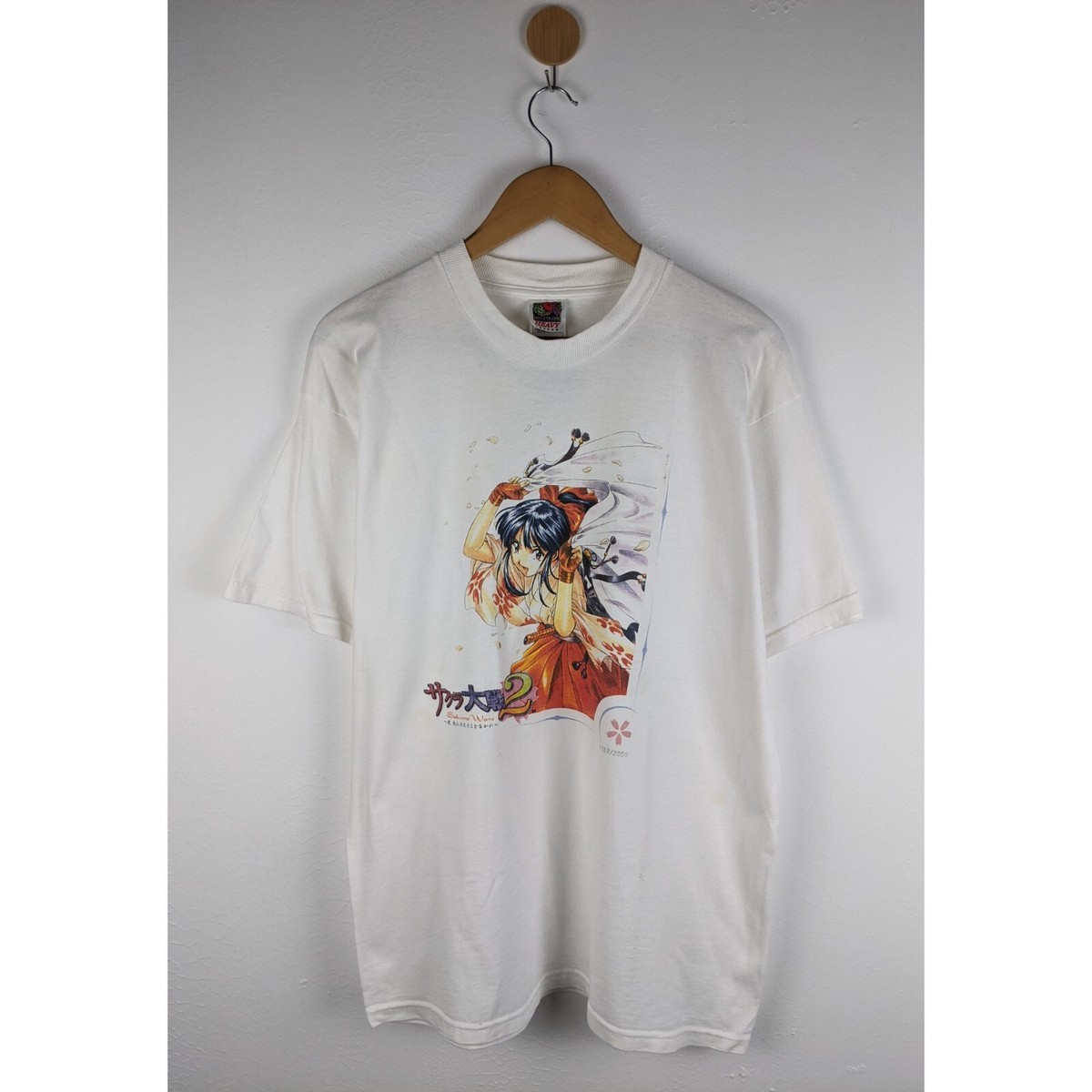 【L】SAKURA-CON 2003 デ・ジ・キャラット アニメTシャツ 00s Vintage Sakura Wars anime 90s shirt | eBay