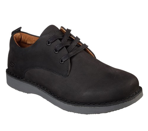 Dress Black Skechers Shoe Men Memory 