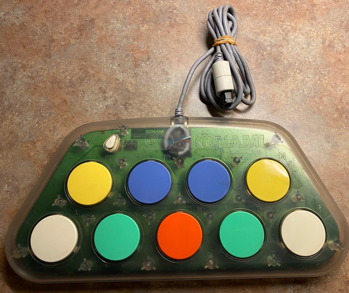 KONAMI pop'n music コントローラー Konami Pop'n Music Controller For Dreamcast Japanese Import ***USA