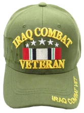 Iraq Combat Veteran,  green hat