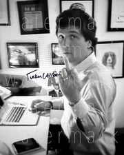 Tucker Carlson Fox Bird middle signed 8X10 inch print photo picture autograph RP
