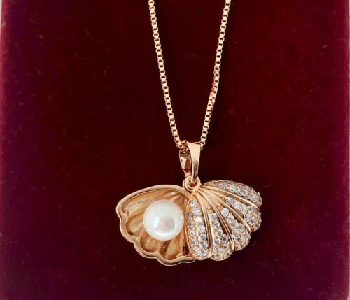 Runde Modeschmuck-Halsketten & -Anhänger mit Zirkonia