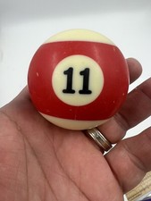 Vintage Replacement Pool Ball Billiards 11 stripe Billiard Ball 2 1/4" Diameter