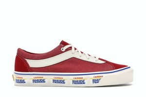 rhude red vans