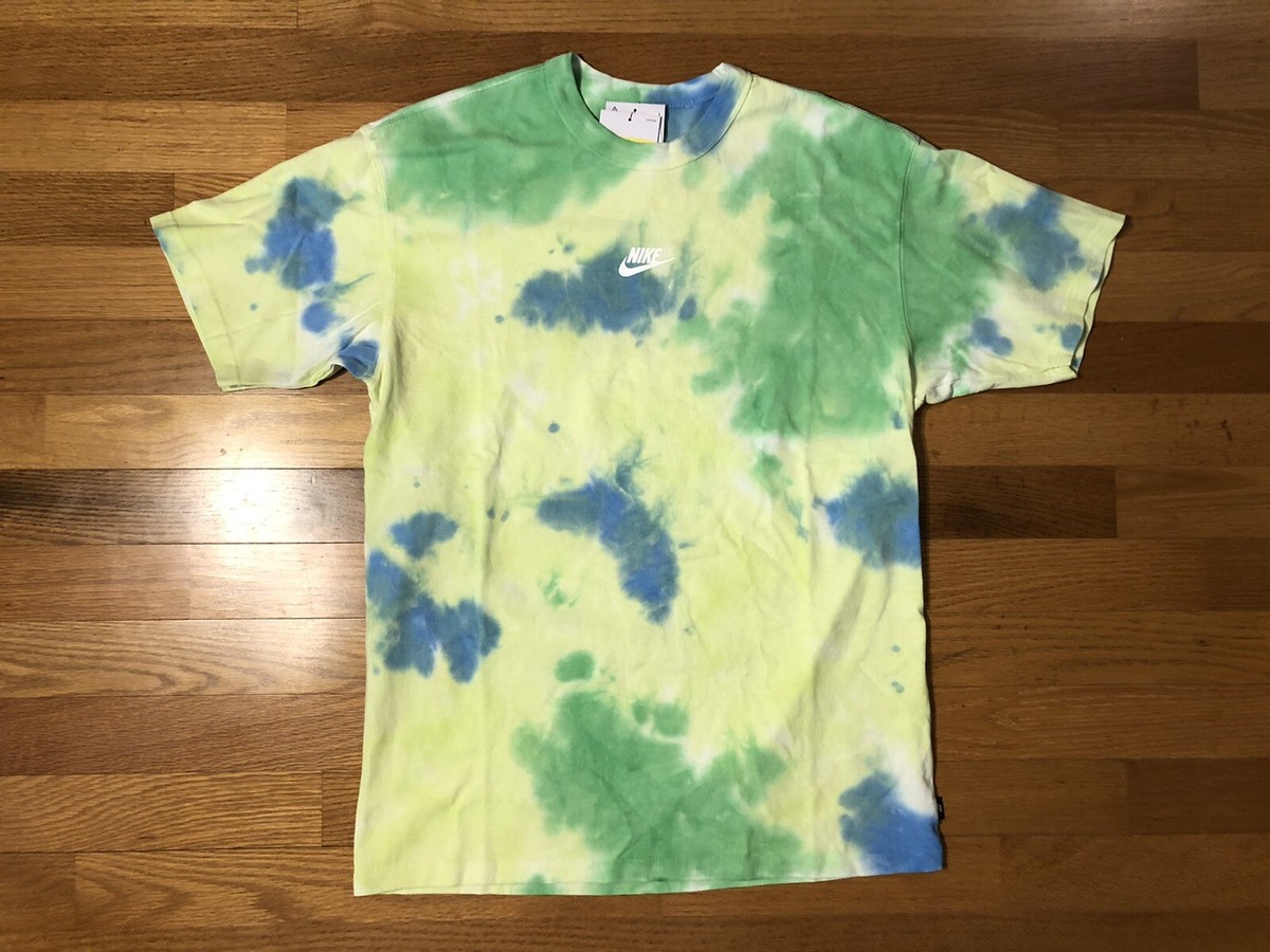 nike green tie dye