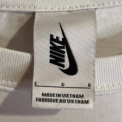 Nike X Stussy SS Link Logo Swoosh White Long Sleeve T-Shirt Nike X Stussy SS Link Logo Swoosh White Long Sleeve T-Shirt