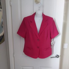 Ewm Elegant Pink Jacket Size 14