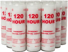 Emergency Candle, 120 hr, 2 pack