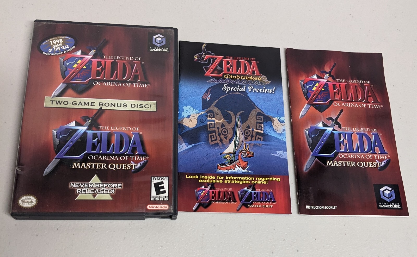 The Legend of Zelda Ocarina of Time Master Quest Nintendo GameCube