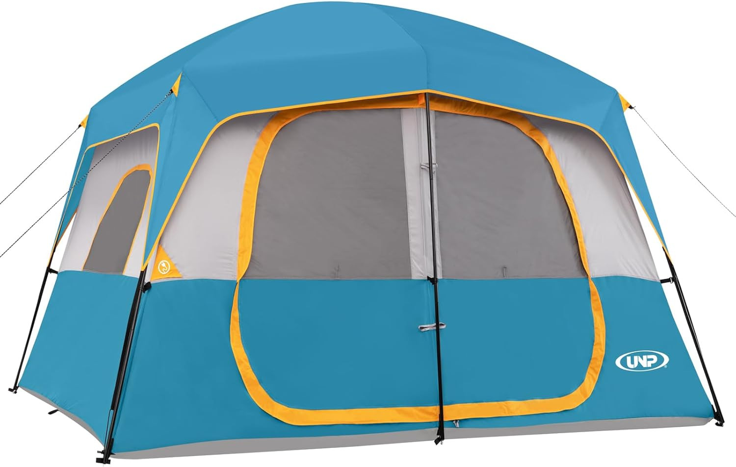 Tienda de campaña para 8 personas, impermeable, resistente al viento y con toldo