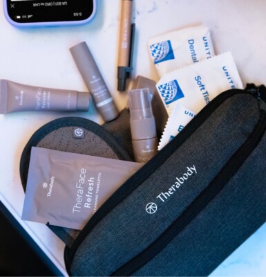 NEW United Airlines Polaris Business Class Therabody Amenity Kit