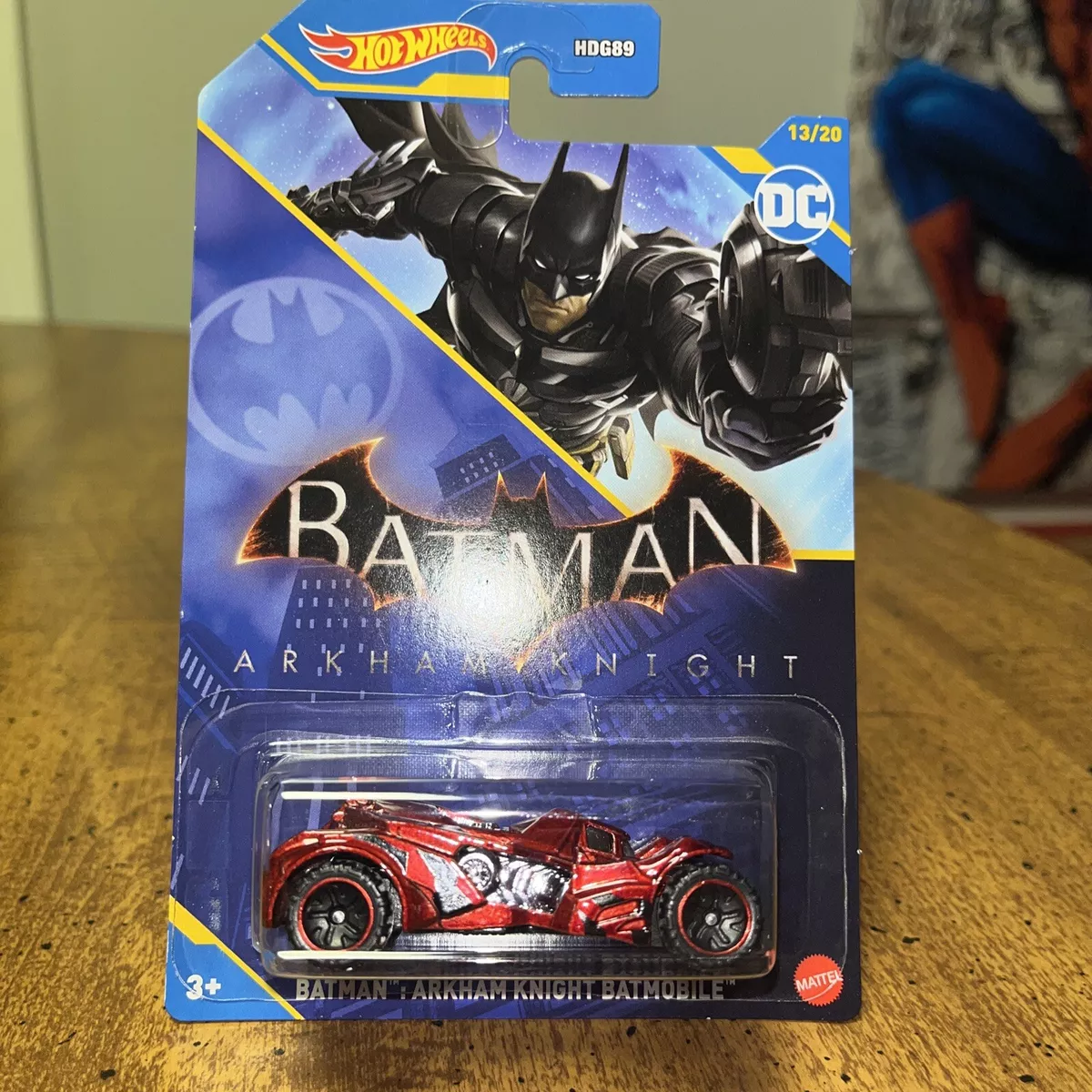 NEW Mattel HLK67 Batman Arkham Knight BATMOBILE 1 64 Scale Vehicle