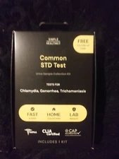 Simple HealthKit At-Home Common STD Test For Chlamydia-Gonorrhea-Trichomoniasis