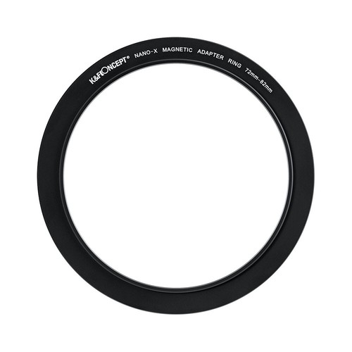 K&F Concept 72mm-82mm Magnetic Lens Filter Adapter Ring - Picture 1 of 6