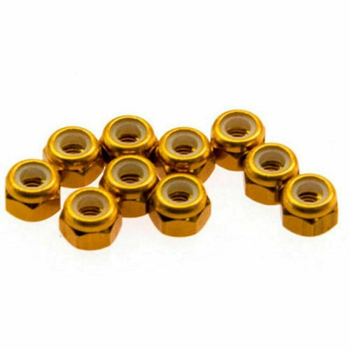 M2/M3/M4/M5/M6 Colorful Nylon Insert Self-Lock Nuts CNC Aluminum Nut 10-100PCS - Picture 20 of 37