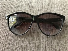 Foster Grant vintage sunglasses glasses mod hippie avante garde 70s Black Frame