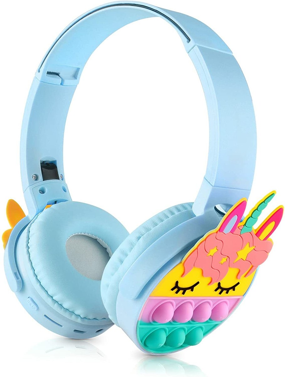 Bluetooth Headphones For Unicorn Kids Headphones Cartoon Unicorn