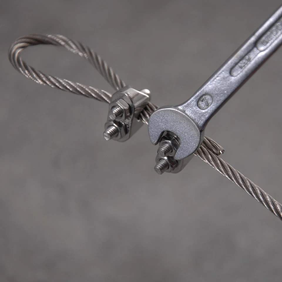 Stahlseil Drahtseil Edelstahl Set Edelstahlseil 2mm 3mm 4mm 5mm 6mm 8mm Spannen - Bild 4 von 4