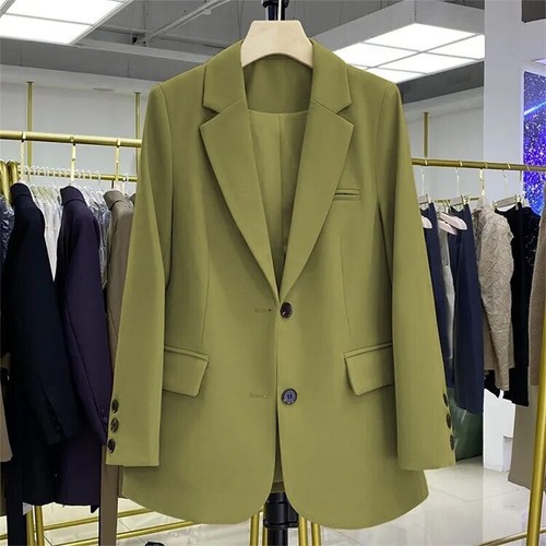 Blazer Women's Coat Relaxed Oversized Long Jacket Women Sleeve Suit *20% OFF* - Picture 7 of 25