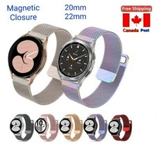 20mm / 22mm Stainless Steel Magnetic Mesh Sport Loop Watchband Samsung Galaxy