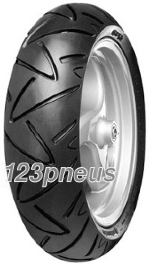 Continental ContiTwist 110/70 -11 anti-glissade sur le bitume mouillé