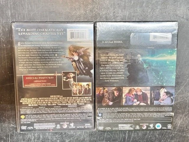 DVD Combo Harry Potter And the Deathly Hallows Part 1 & 2 Brand New - Image 2 of 2
