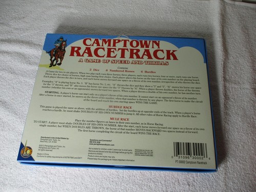 CAMPTOWN RACE TRACK Horse Racing Kentucky Derby Game Churchill Downs - Picture 2 of 4