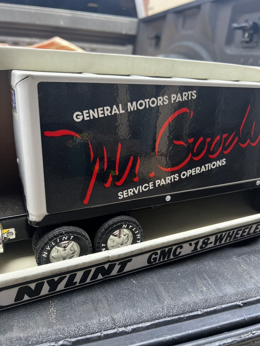 vintage NYLINT toy semi-truck 18 wheeler truck Mr Goodwrench MIB