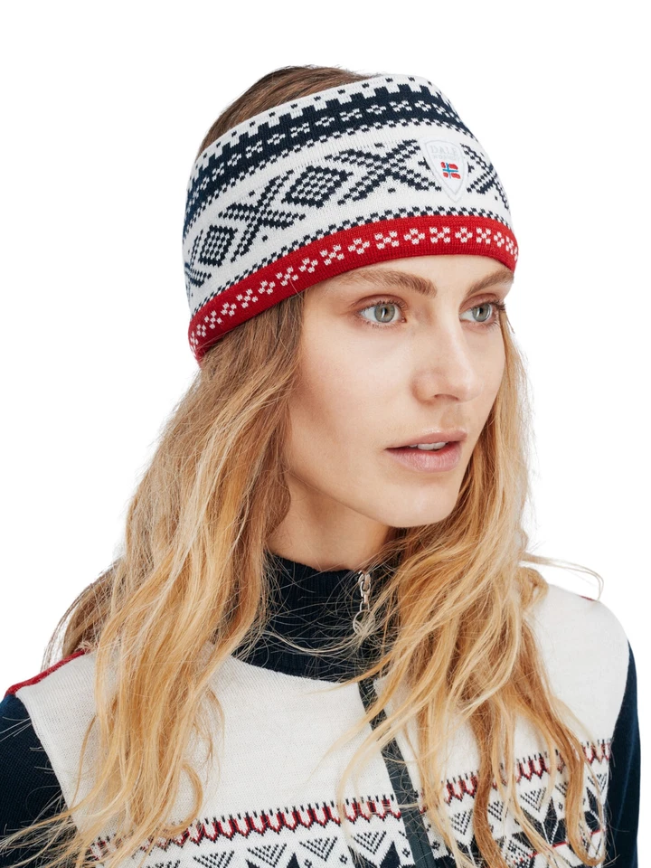 DALE OF NORWAY Dystingen Merino Wool Headband - Made in Norway