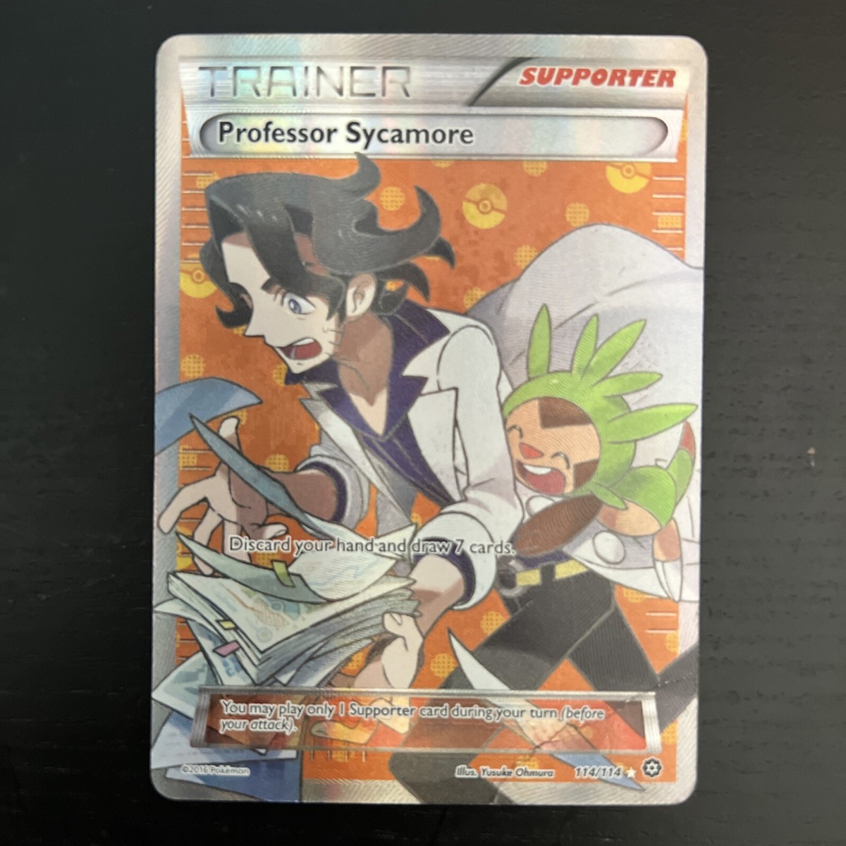 Professor Sycamore 114/114 Holo Rare Pokemon Card Near Mint | eBay