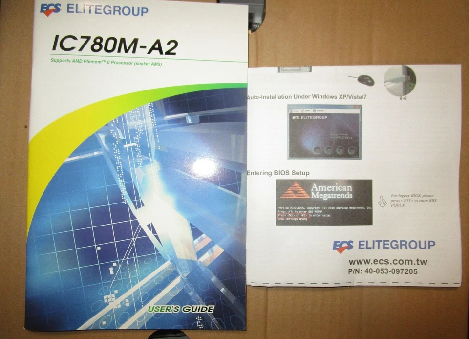 ECS Elitegroup IC780M-A2 Desktop ATX Motherboard. AMD770/SB710, AM3 NEW open box - Image 4 of 4