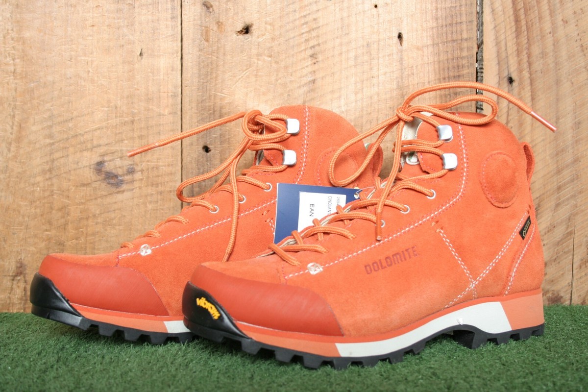 アムレット ダラコスタ DOLOMITE 'Cinquantaquattro Hike' Orange Suede Gore-Tex Hiking