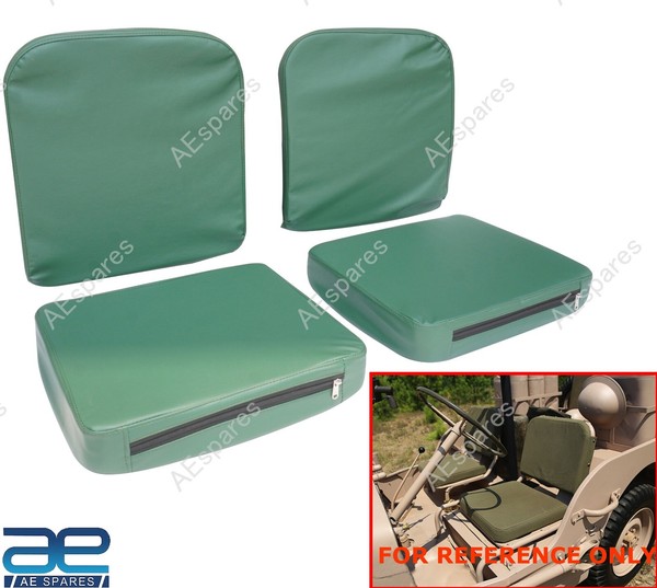 Vinyl SitzbezüGe Und Schaumstoffset FüR Willys Jeeps CJ-2A CJ-3A CJ-3B M38 M38A1-image