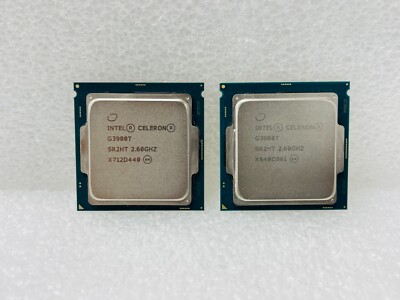LOT OF 2 Intel Celeron G3900T CPU Dual-Core 2.6 GHz 2M Cache LGA1151 SR2HT /USED