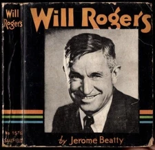 Will Rogers,  Saalfield  Big Little Book # 1576, Pulp Book with photos, 1935
