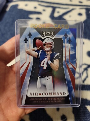 2019 Panini Playoff Air Command Jarrett Stidham #5 New England