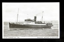 CB0065 - Clyde Shipping Co. Coaster - Beachy - postcard