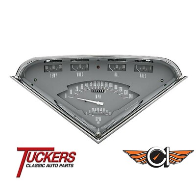 1955 - 1959 Chevy Truck Tach Force Gauges Classic Instruments TF01G, Gray