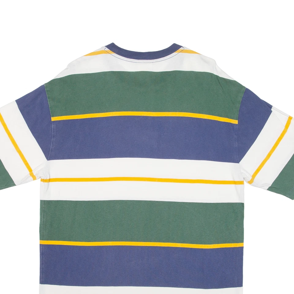 Camiseta masculina listrada verde GUESS P - Imagem 4 de 4