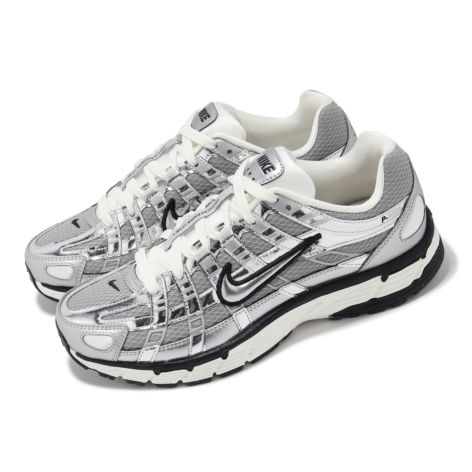 Мужские повседневные кроссовки Nike P-6000 Metallic Silver унисекс LifeStyle CN0149-001