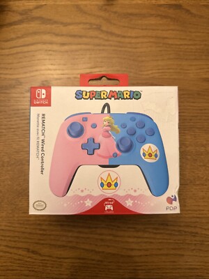 PDP - REMATCH Wired Controller for Nintendo Switch: Peach Super Mario New